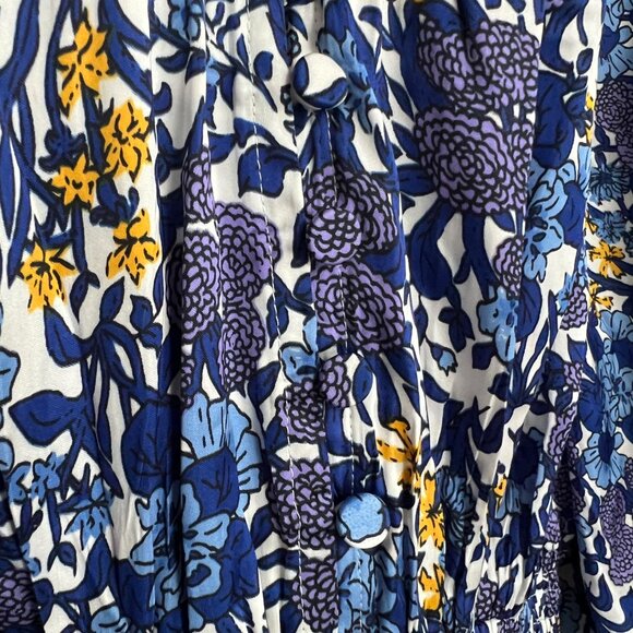 New! J.Crew V-neck midi dress in fête floral print, size: XS - Picture 9 of 11